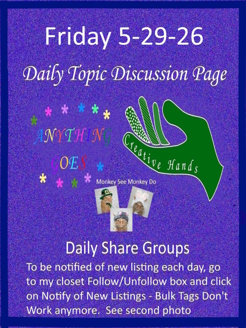 Friday 5-29-26 Share Groups - Part Two - Daily Topic Discussion